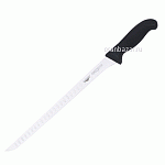 Нож д/тонкой нарезки; сталь нерж.,пластик; L=45/32,B=2см; черный Paderno 18012-32