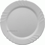 Блюдо круглое «Эбро»; стекло; D=32см; белый Bormioli Rocco 402851