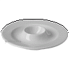 Подставка д/яйца «Атлантис»; фарфор; D=14,H=3см; белый Lilien Austria ATL4812