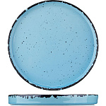 Блюдо фарфор D=280, H=35 мм голуб., коричнев. Борисовская Керамика ФРФ88804268
