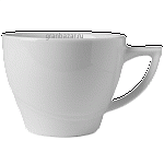 Чашка кофейная «Атлантис»; фарфор; 100мл; D=7,H=5,L=9.5,B=7см; белый Lilien Austria ATL0610