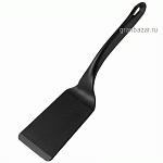 Лопатка кухонная; пластик; L=320/130,B=85мм; черный Paderno 12921-10