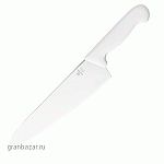 Нож поварской «Шефс»; сталь нерж.,пластик; L=43/30,B=6см; белый MATFER 182614