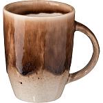 Чашка чайная "Маррон Реативо"; фарфор; 300 мл; D=80, H=105 мм; коричнев., бежев. Борисовская Керамика ФРФ88806573