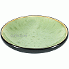 Тарелка мелкая «Паскаль»; керамика; D=75,H=15мм; зелен.,черный Serax B1015226