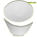 Салатник «Кунстверк»; фарфор; 140мл; H=6,L=11.5,B=9.5см; белый KunstWerk A5975
