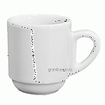Чашка кофейная «Бистро»; фарфор; 80мл; белый ANCAP 30314