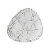Тарелка мелкая треугольная без борта Studio Prints Kintsugi 229мм Agate Grey Churchill KTAGTR91