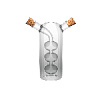 Бутылка для масла и уксуса Thermo Glass 300/60 мл. 2в1 Wilmax /1/40/ 888956