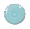 Тарелка мелкая 255 мм голубая Corone Natura