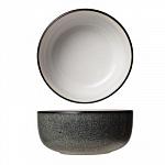 Салатник "Сиель блан"; керамика; 300 мл; D=110, H=50 мм; белый, черный Cosy&Trendy 3445011