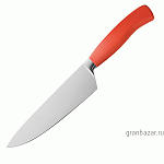 Нож поварской; сталь,пластик; L=35/21,B=4.5см; металлич.,красный Felix 941221RO