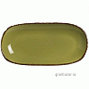 Блюдо овальное «Террамеса олива»; фарфор; H=20,L=255,B=130мм; олив. Steelite 1122 0577