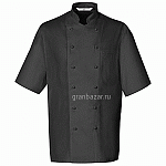 Куртка поварская,р.50 б/пуклей; полиэстер,хлопок; черный Greiff 742.2900.010/50