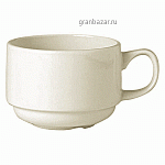 Чашка кофейная «Айвори»; фарфор; 170мл; D=7.5,H=6,L=11.5см; слон.кость Steelite 1500 A230
