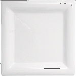 Тарелка квадратная «Кунстверк»; фарфор; H=2,L=29,B=29см; белый KunstWerk A0923