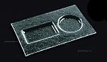 Тарелка 260x110 мм прозр. стекло Glassware 3D /10/ (1126-2212-15-003)