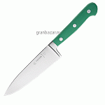 Нож поварской; сталь,пластик; L=27.4/14.5,B=3.7см; зелен.,металлич. MATFER 181209