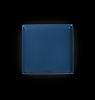Тарелка квадратная Corone Colore 169 мм синяя фарфор