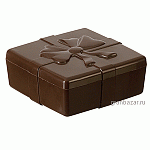 Форма д/шоколада «Коробка с лентой»; L=10,B=10см MATFER 381008