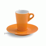 Чашка коф.с блюдцем; фарфор; 70мл; оранжев. Tognana ET010074756