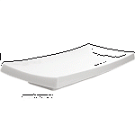 Блюдо д/суши прямоугольное «Кунстверк»; фарфор; H=3,L=33,B=22см; белый KunstWerk A2527