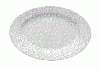 Блюдо овальное «Кашуб-хел»; фарфор; H=3,L=25.5,B=18см; белый Lubiana 256