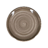 Тарелка мелкая 255 мм серо-коричневая Corone Natura
