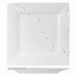 Тарелка квадратная «Кунстверк»; фарфор; L=25.5,B=25.5см; белый KunstWerk A0922