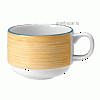 Чашка чайная «Рио Еллоу»; фарфор; 200мл; D=8,H=6,L=11см; белый,желт. Steelite 1530 0217