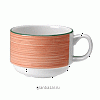 Чашка чайная «Рио Пинк»; фарфор; 200мл; D=8,H=6,L=11см; белый,розов. Steelite 1532 0217