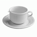 Чашка чайная «Увертюра»; фарфор; 200мл; D=8.5,H=6.5,L=12см; белый Tognana OV01621