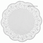 Настол.подкладки круж.; бумага; D=30,L=30,B=30см; белый Pap Star 12263 100шт.