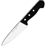 Нож поварской «Глория»; сталь; L=28/14.5,B=3.5см; черный Felix 601215