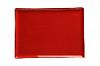 Блюдо прямоугольное RED фарфор, 350х260 мм, h 17 мм, красный Seasons Porland 358835 красный