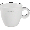 Чашка кофейная «Кунстверк»; фарфор; 60мл; D=5.7,H=5.5,L=7.9см; белый KunstWerk A1854
