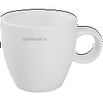 Чашка кофейная «Кунстверк»; фарфор; 60мл; D=5.7,H=5.5,L=7.9см; белый KunstWerk A1854