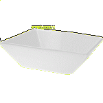 Салатник квадратный «Кунстверк»; фарфор; 1000мл; H=4.7,L=19.7,B=19.7см; белый KunstWerk A2558