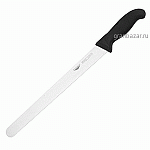 Нож д/тонкой нарезки; сталь нерж.,пластик; L=43/30,B=3см; черный Paderno 18009-30