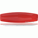 Блюдо «Фиренза ред»; фарфор; H=17,L=360,B=100мм; красный,белый Steelite 9023 C085