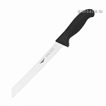 Нож д/хлеба; сталь,пластик; L=345/210,B=25мм; черный Paderno 18028-21
