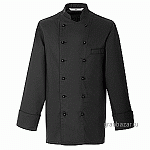 Куртка поварская,р.52 б/пуклей; полиэстер,хлопок; черный Greiff 242.6300.010/52