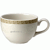 Чашка кофейная «Антуанетт»; фарфор; 85мл; D=6.5,H=5,L=8.5см; белый,олив. Steelite 9019 C190
