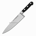 Нож поварской; сталь,пластик; L=25,B=5.6см; металлич.,черный MATFER 120419