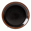 Тарелка мелкая «Кото»; фарфор; D=30см; черный,коричнев. Steelite 9109 0565