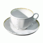Пара чайная люстра «Гранат»; фарфор; 275мл; D=150мм; белый,золотой Дулёво 4172