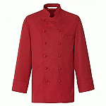 Куртка поварская,разм.54 б/пуклей; полиэстер,хлопок; красный Greiff 242.6000.050/54