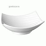 Салатник; пластик; 3.5л; H=12.5,L=35,B=35см; белый APS 83786