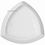 Салатник треугольный «Кунстверк»; фарфор; 220мл; H=4,L=16.5,B=16.5см; белый KunstWerk A5690