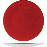 Тарелка «Фиренза ред»; фарфор; D=203,H=23мм; красный,белый Steelite 9023 C092